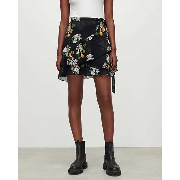 Allsaints Australia Womens Kasa Eugenia Mini Skirt Black AU09-914